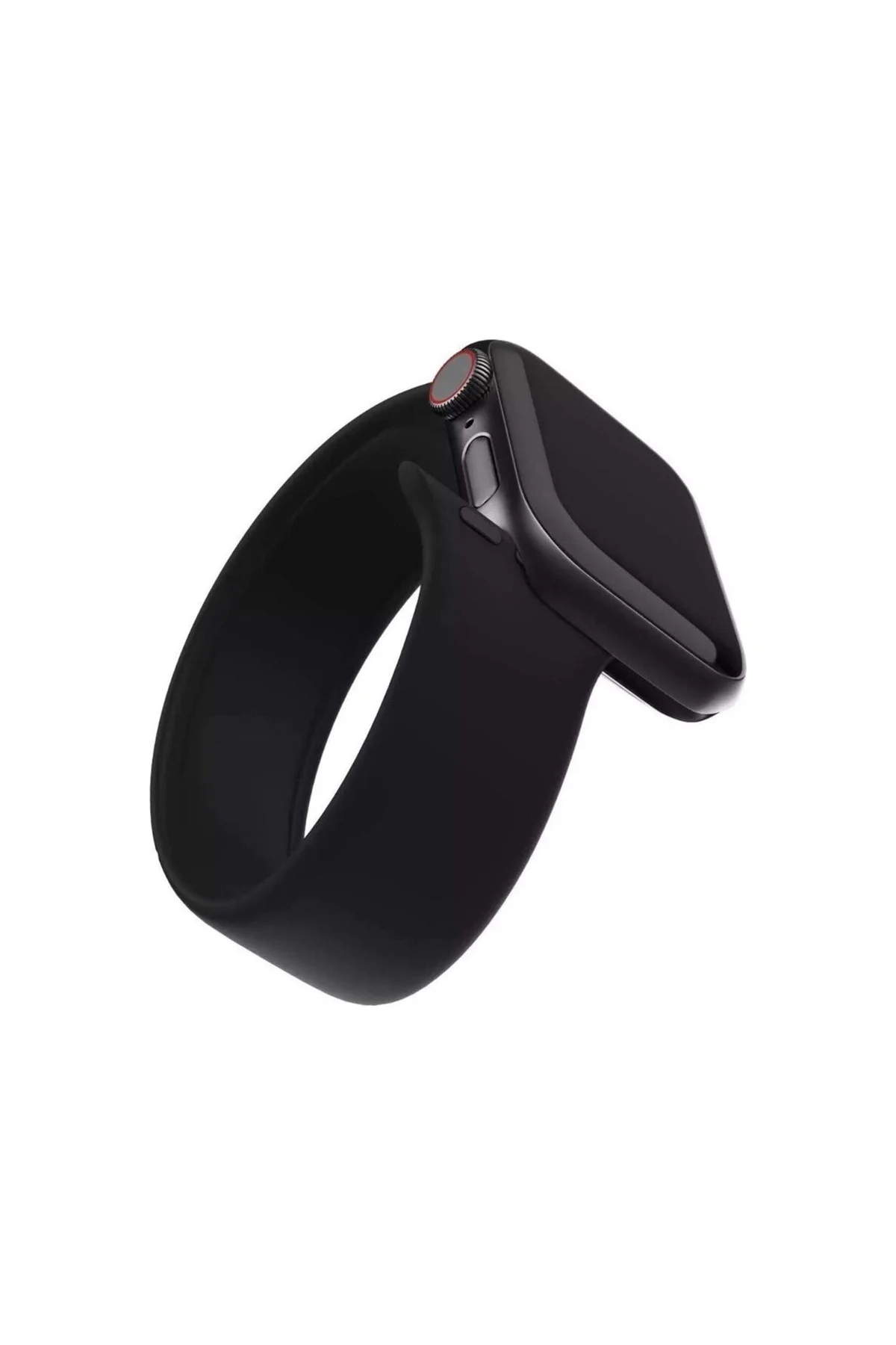 Apple Watch Uyumluseries 8 41mm Kordon, Silicone Elastic Band (size, 135mm) Kırmızı - PAZARIZ Görsel 3