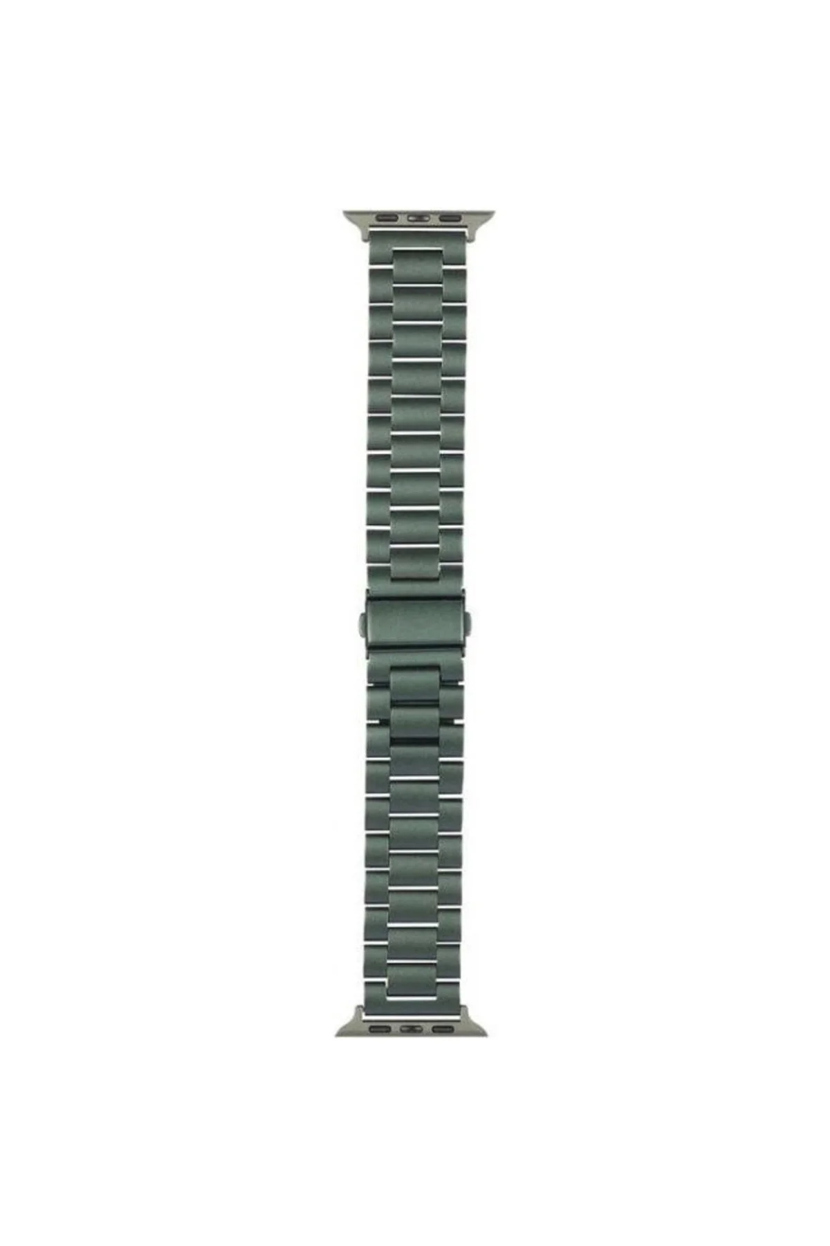 Apple Watch Uyumluseries 8 45mm Kordon Metal Sıralı Kordon Siyah - PAZARIZ Görsel 2