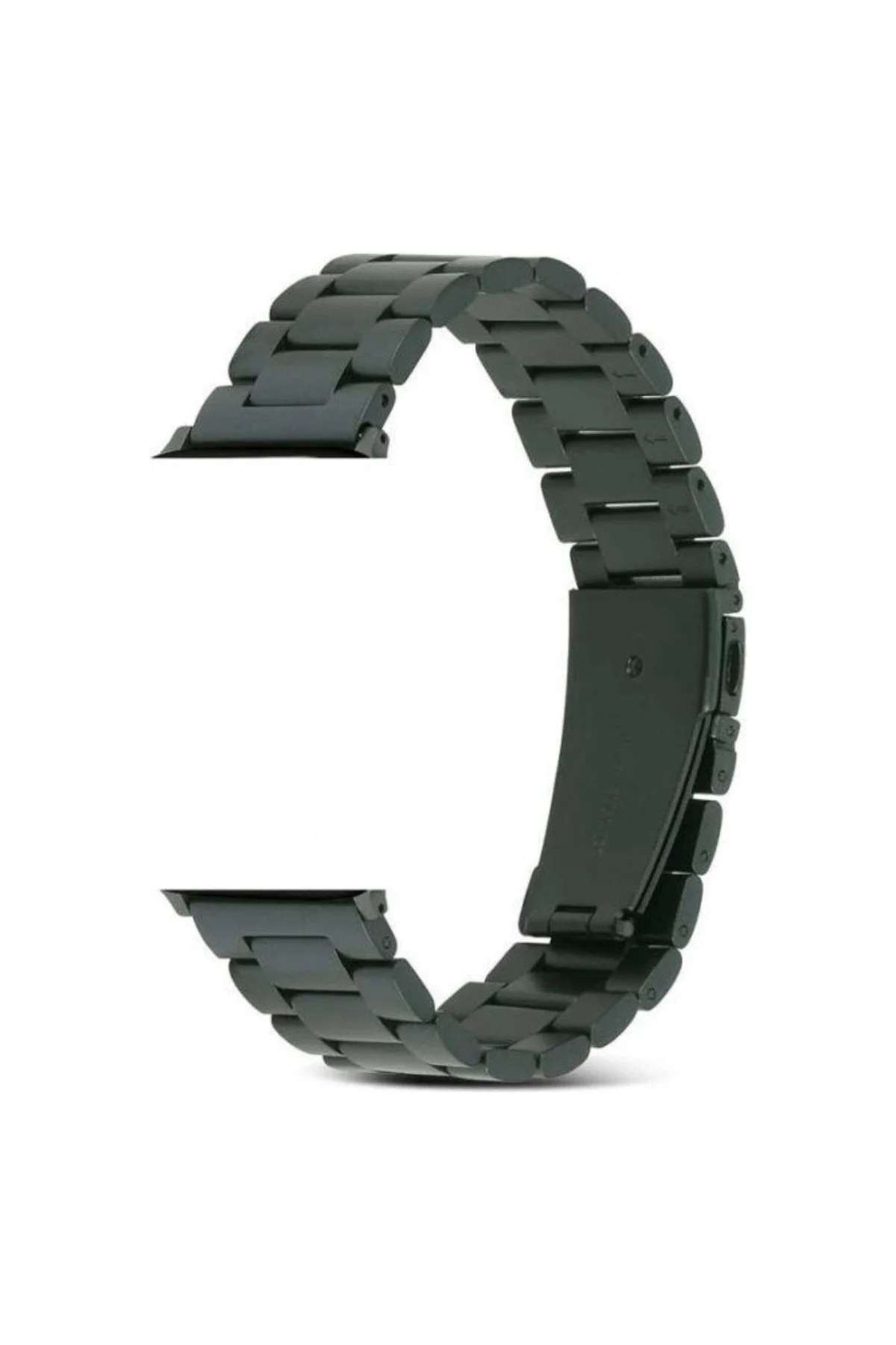Apple Watch Uyumluseries 8 45mm Kordon Metal Sıralı Kordon Siyah - PAZARIZ Görsel 3