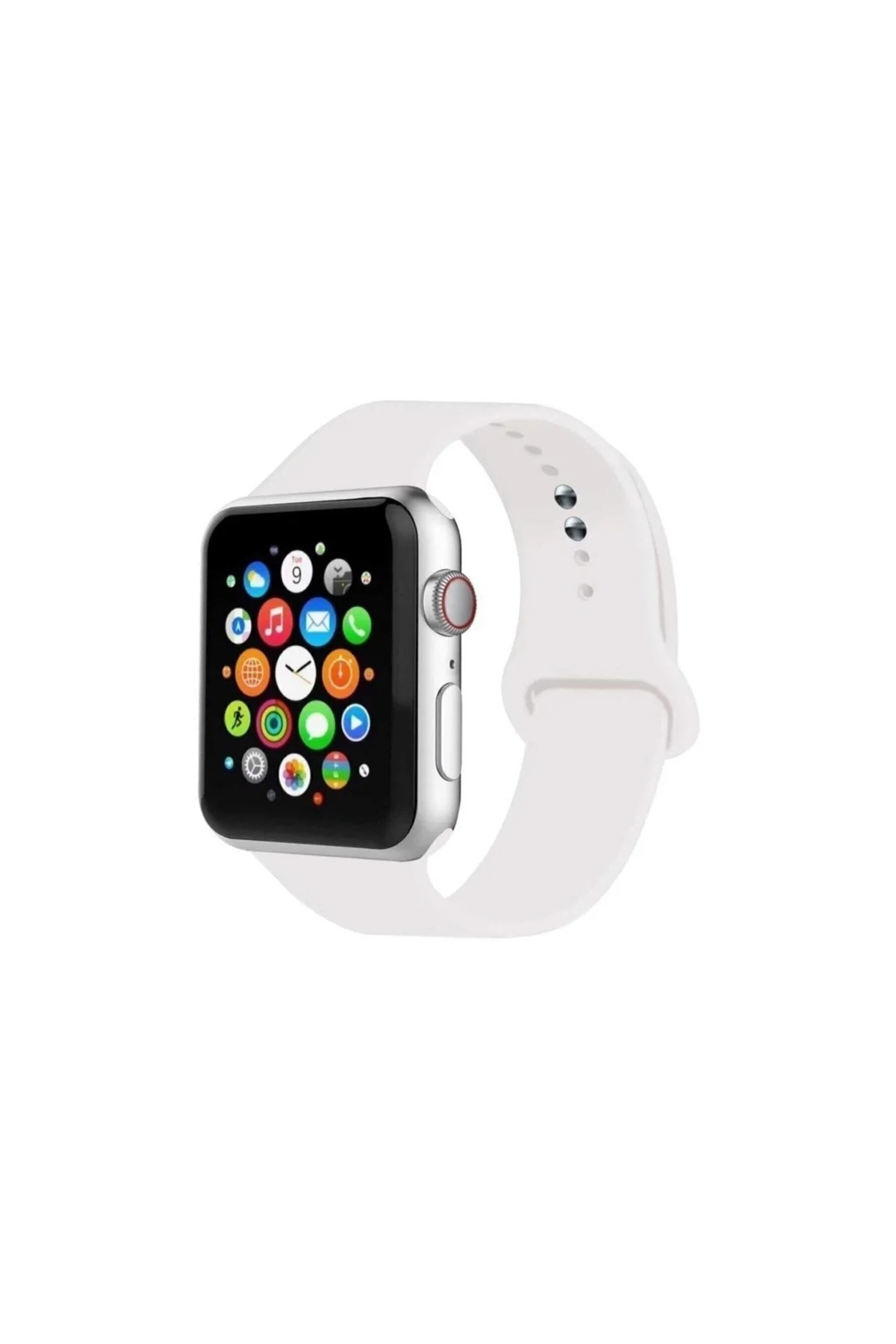 Apple Watch Uyumlu Kayış Seri 7 - 6 - Se - 5 - 4 - 3 - 2 - 1 - 42mm 44mm - Lacivert - PAZARIZ Görsel 2