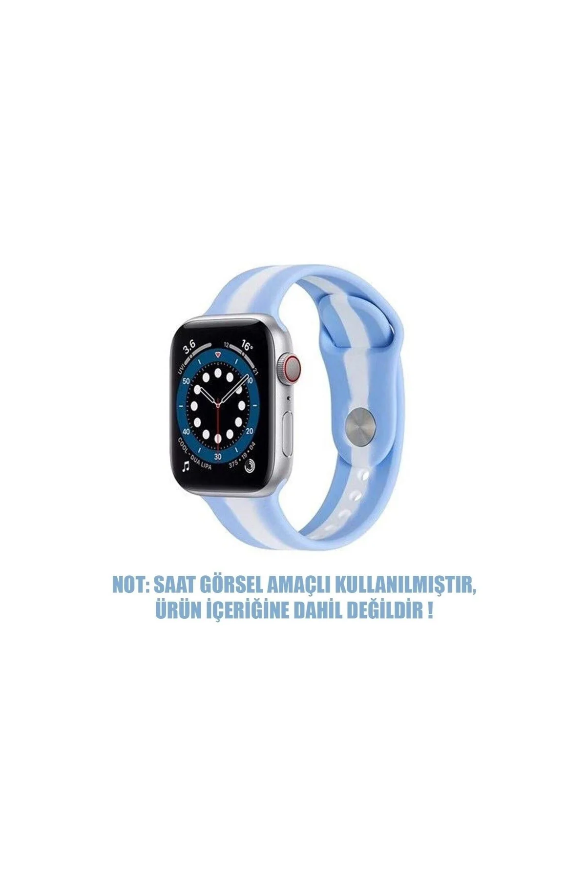 Apple Watch Uyumluseries 8 41mm Kordon Town Stripe Mavi - PAZARIZ Görsel 2