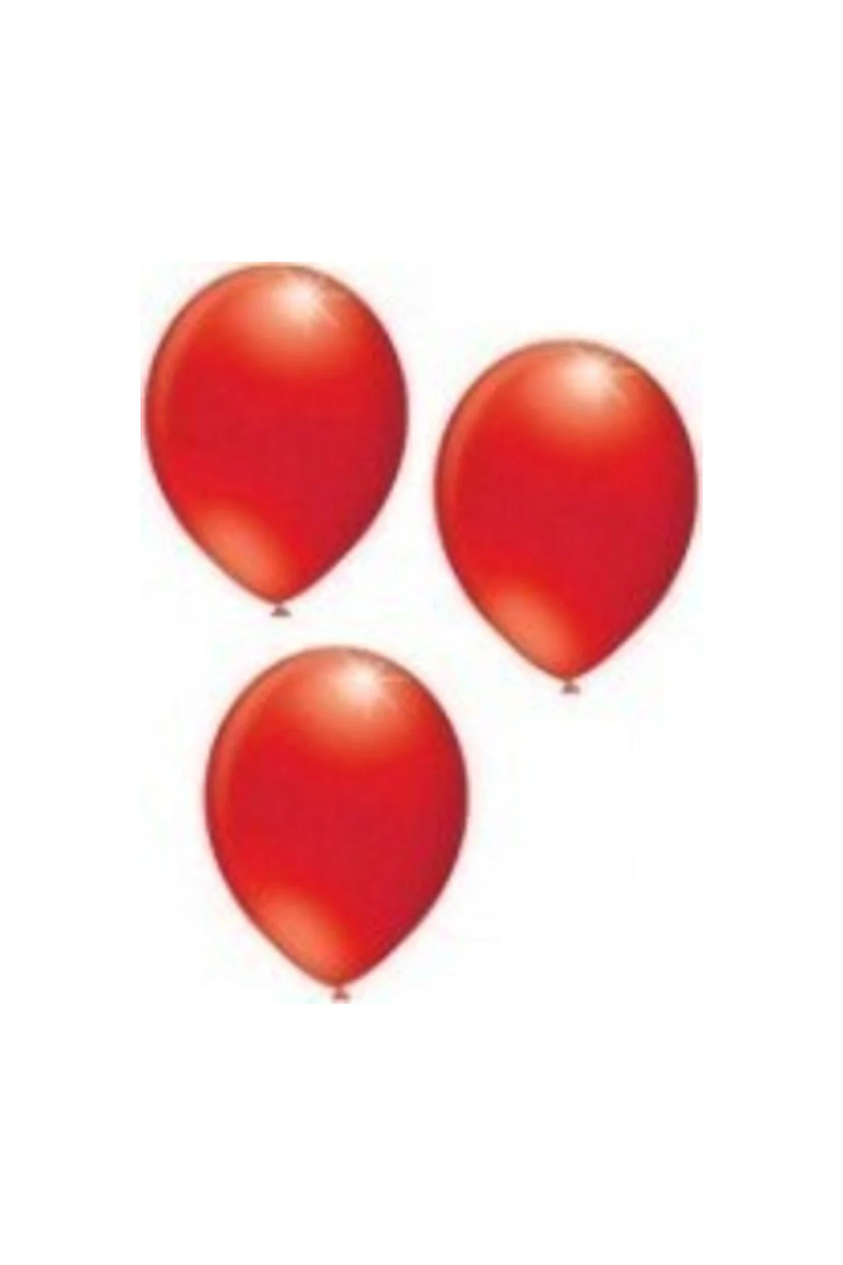 Metalik Kırmızı Balon 100 Lü