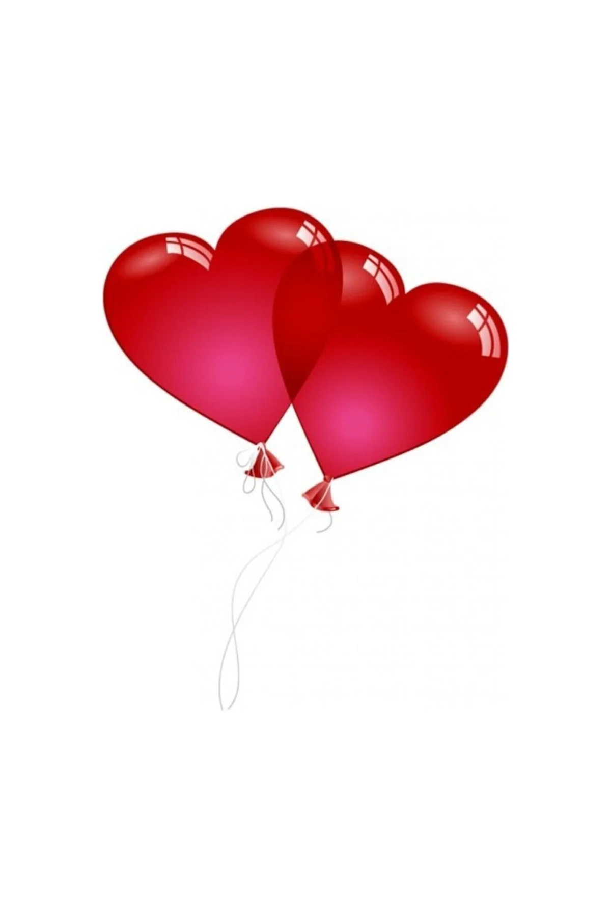 Pazariz Balon Kalp Şekilli Balon Kırmızı Lateks Balon 100 Adet
