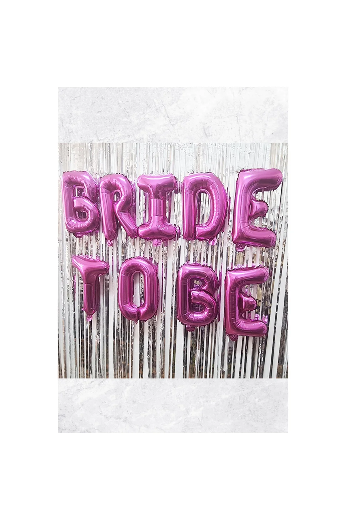Bride To Be Balon Seti Fuşya Bride To Be Bekarlığa Veda Balonları - PAZARIZ Görsel 2