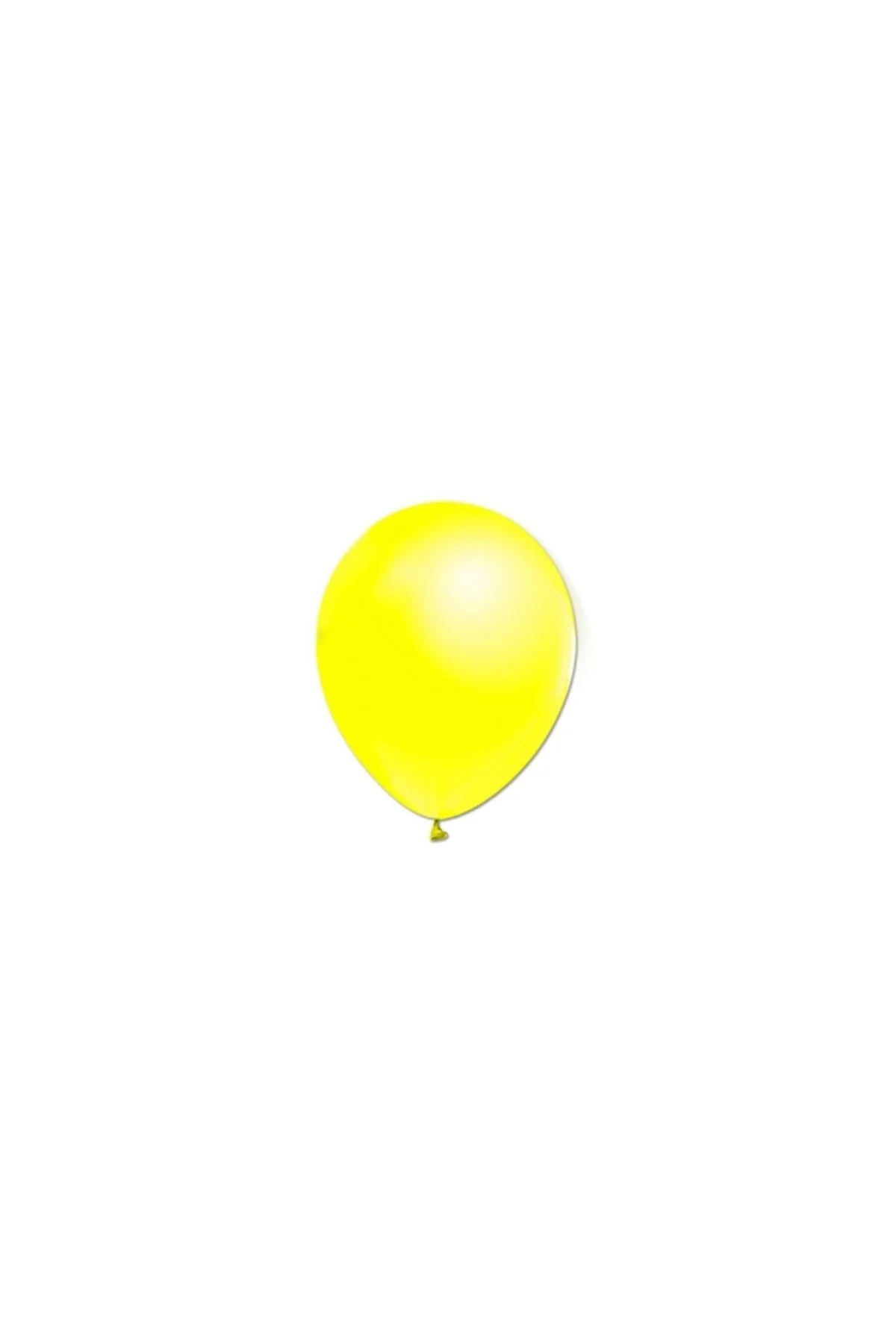 Metalik Sarı Balon 100 Adet