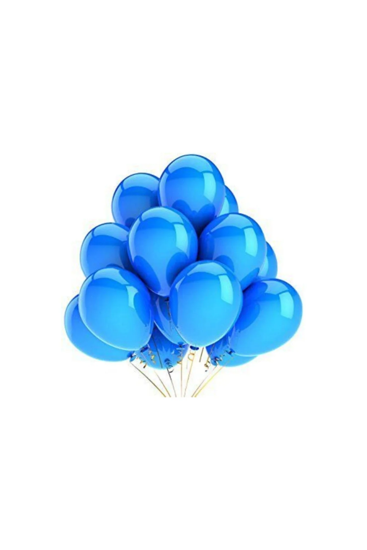 100 Adet Metalik Balon Ve Balon Zinciri (k.mavi, Mint Yeşili, Şeffaf, Sarı Pembe) Baby Shark Konsept - PAZARIZ Görsel 7