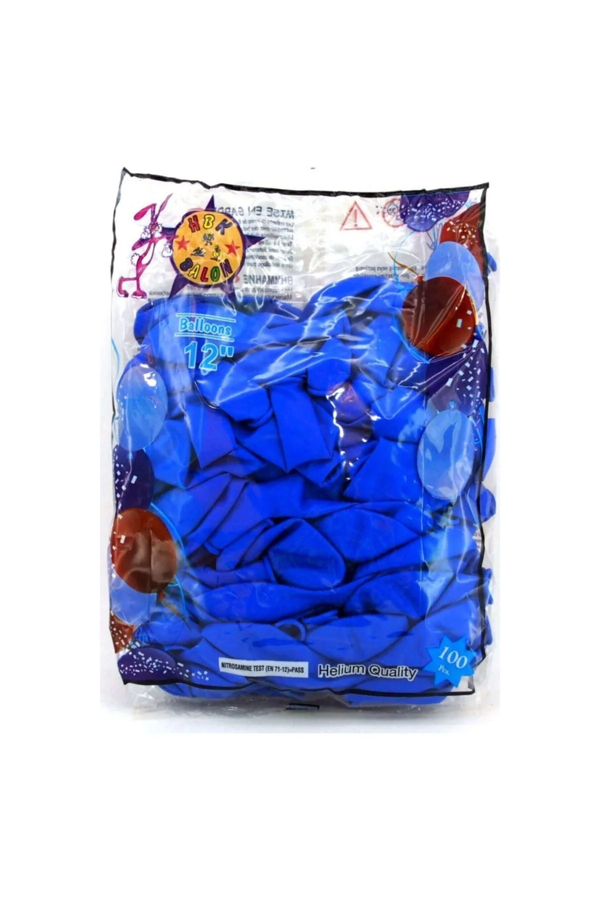 12 Inç Mavi Balon - PAZARIZ Görsel 2