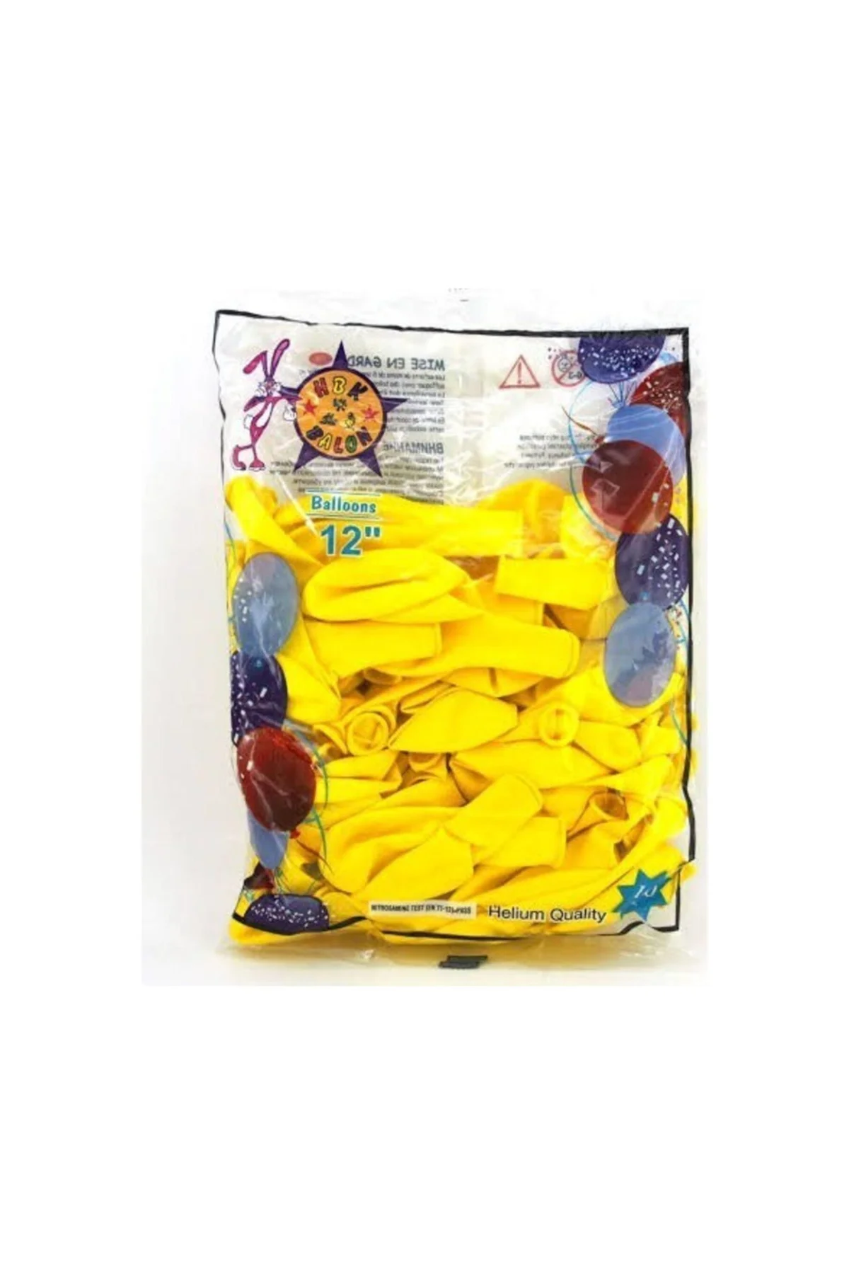 12 Inç Sarı Balon - PAZARIZ Görsel 2