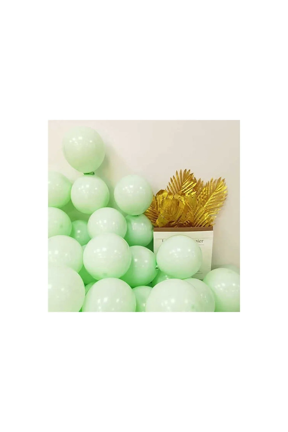 Yesil Makaron Zincir Balon Seti - PAZARIZ Görsel 4