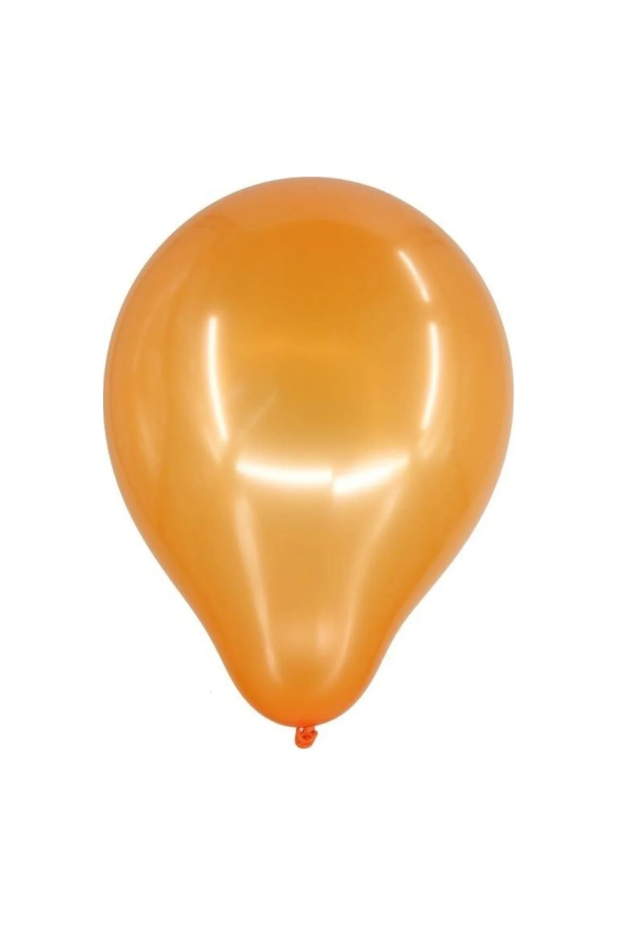 100lü Metalik Balon Turuncu 12inç - PAZARIZ Görsel 2