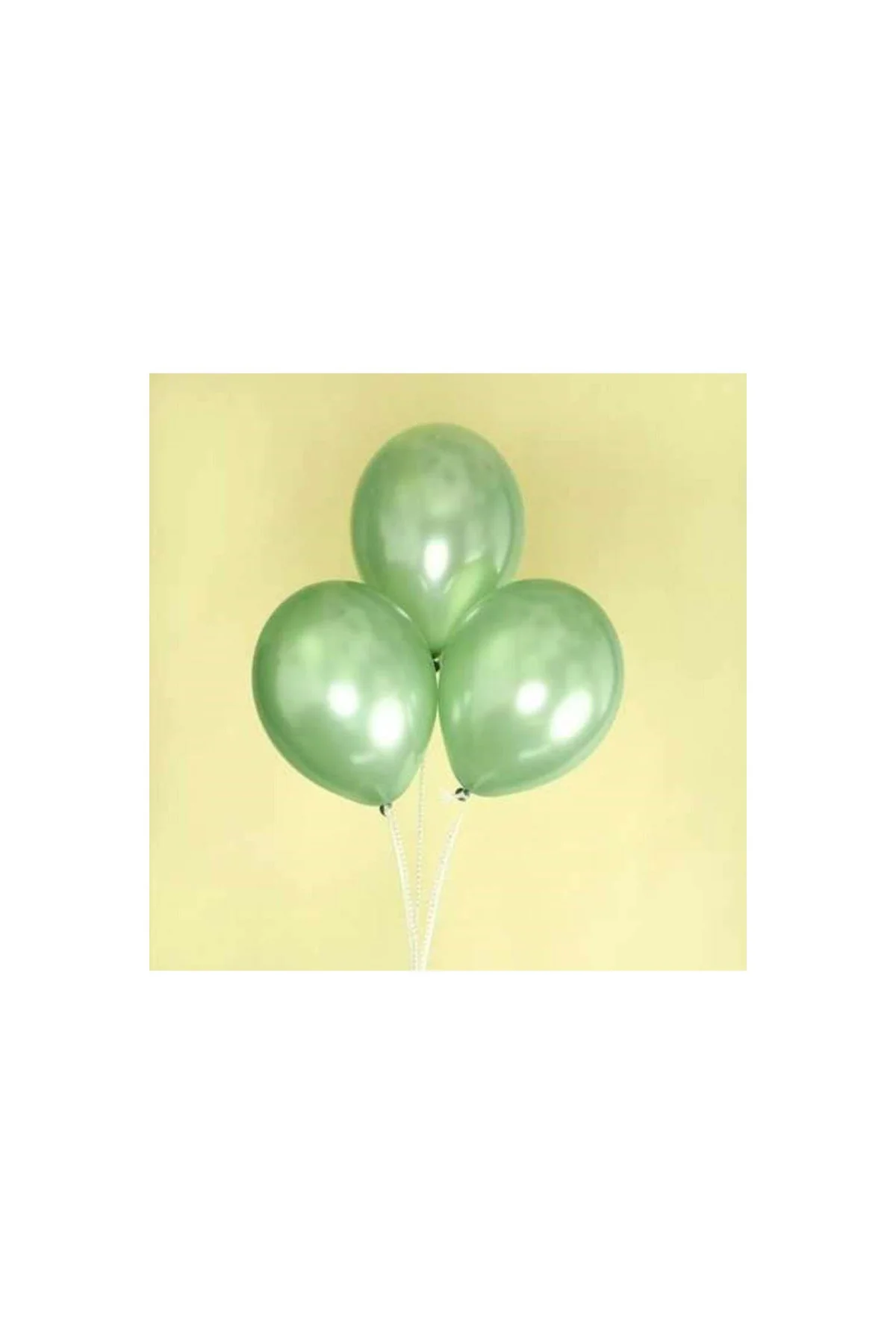 Yeşil Balon Metalik 100 Adet - PAZARIZ Görsel 3