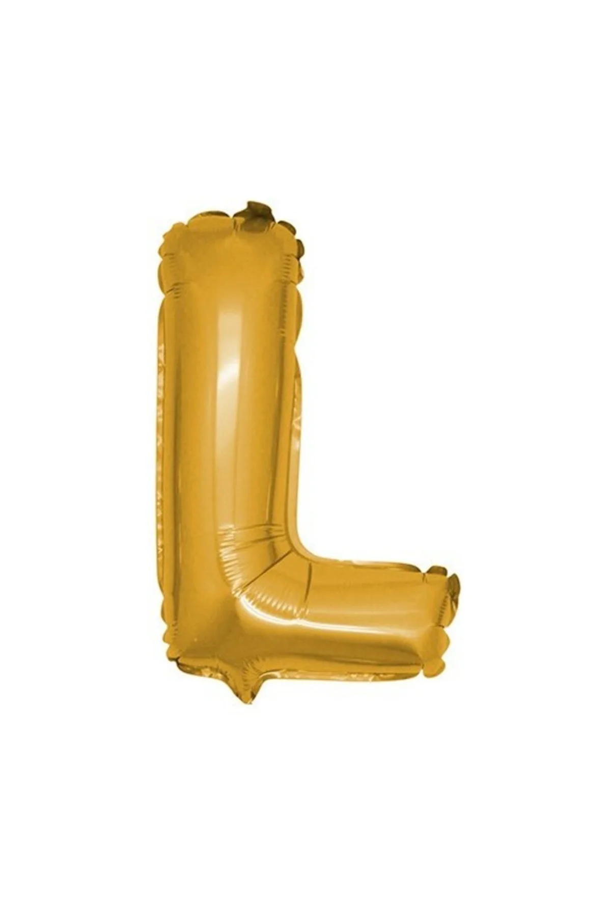 Pazariz L Harf Altın Folyo Balon 90 Cm