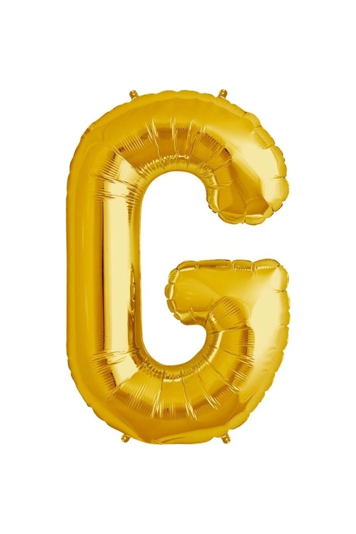 G Harfi Altın Gold Folyo Balon Harf 100 Cm