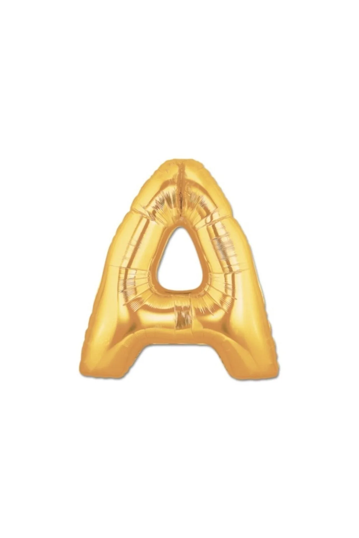 Pazariz Balon Parti A Harf Gold Folyo Balon 102 Cm