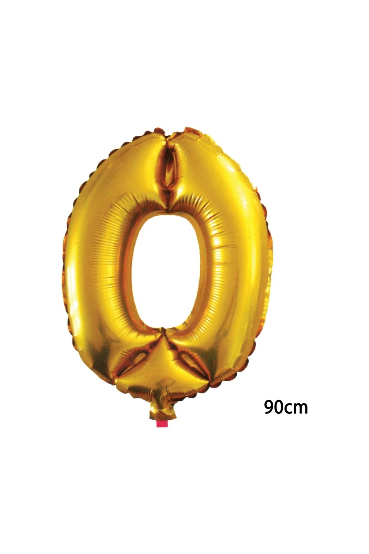 90 Cm 0 Rakamı Folyo Balon Altın