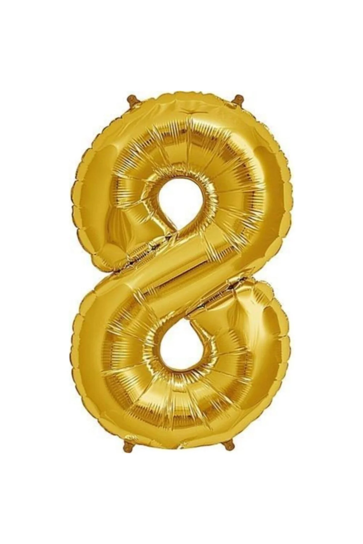Pazariz Balon Rakam Balon Folyo Orta Boy 75 Cm Gold 8