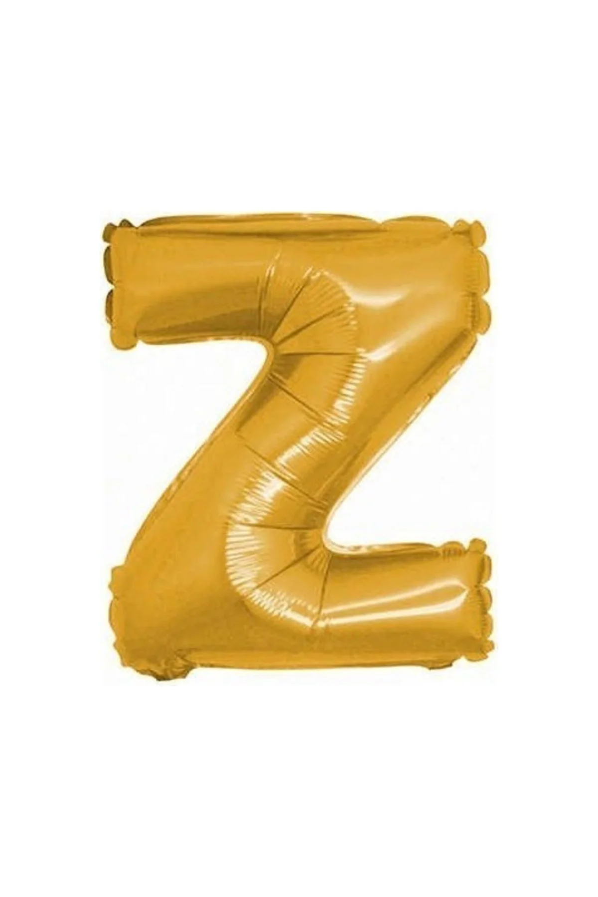 40 Cm Altın Renk Folyo Balon Z Harfi