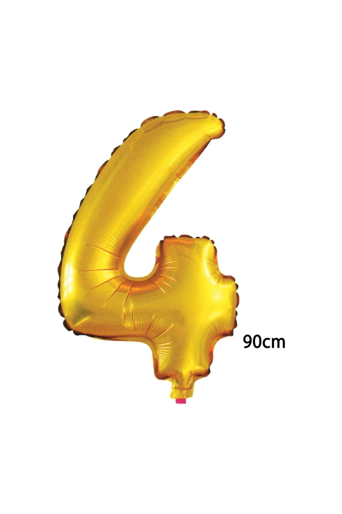 90 Cm 4 Rakamı Folyo Balon Altın