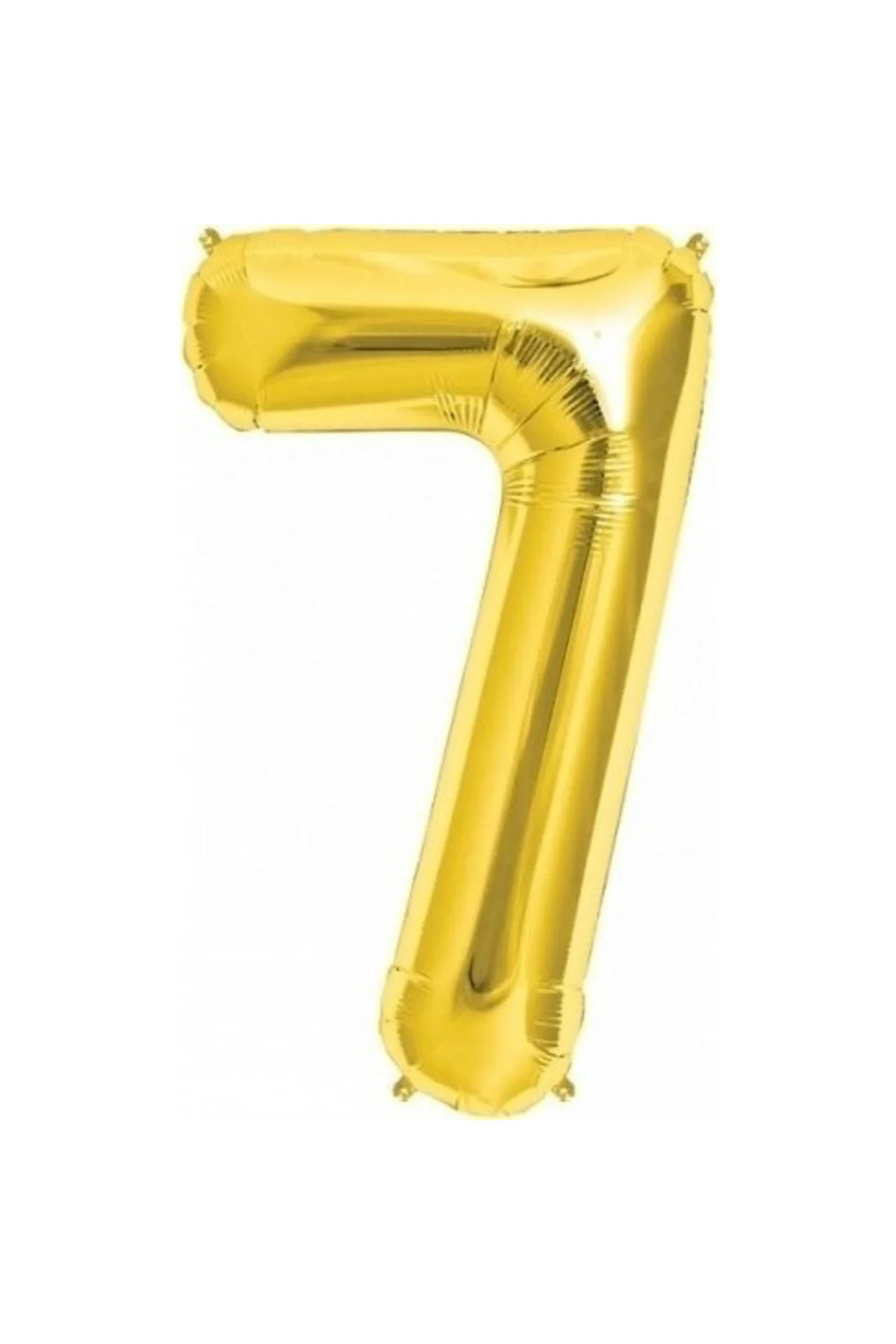 Balon Parti 7 Rakamı Gold Folyo Balon 102 Cm