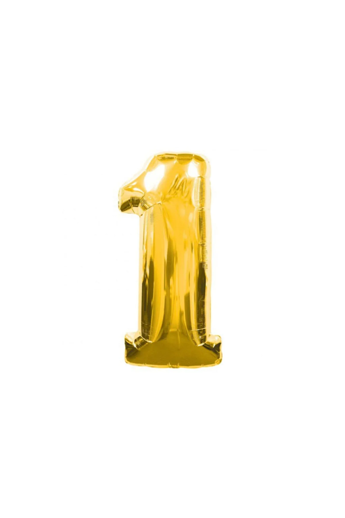1 Rakamlı Folyo Balon Gold Renk 40 Inç