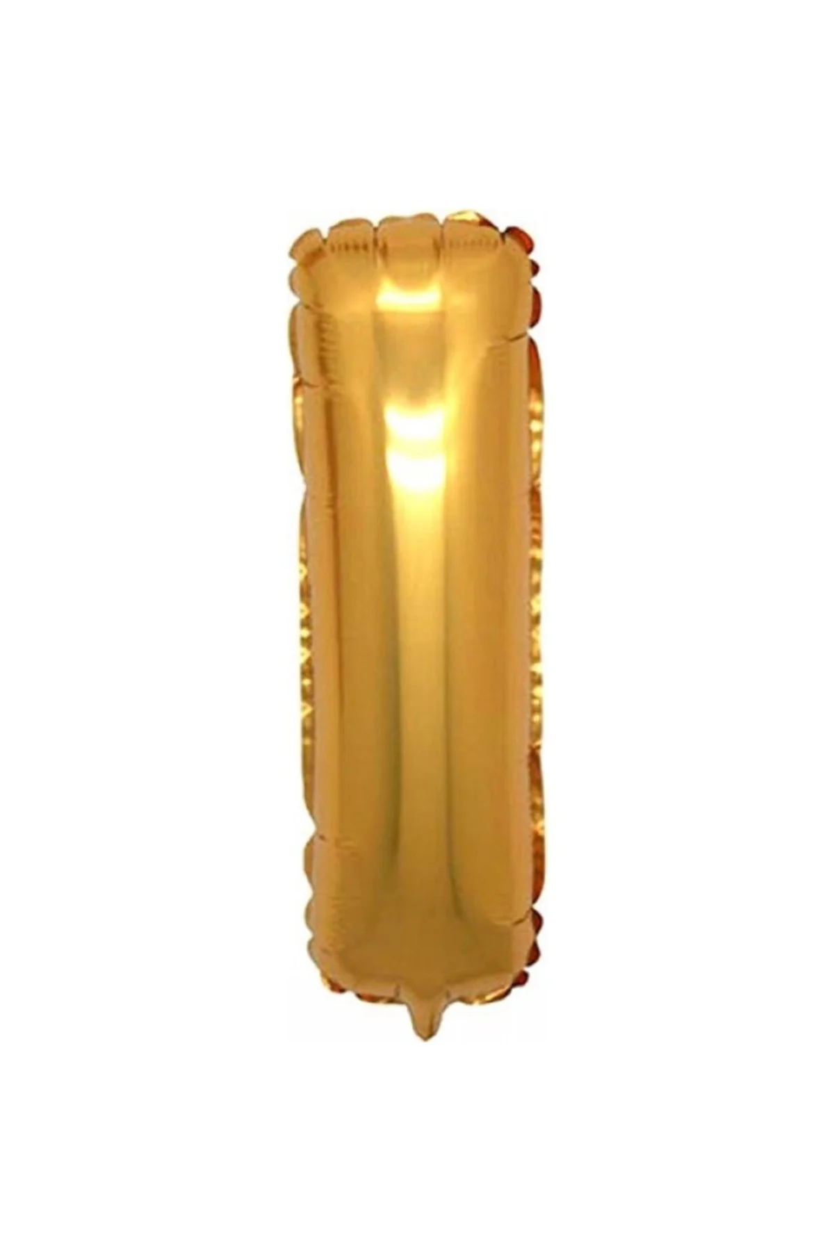 I (gold) Harf Folyo Balon - 90 Cm - Altın Folyo Harf Balon