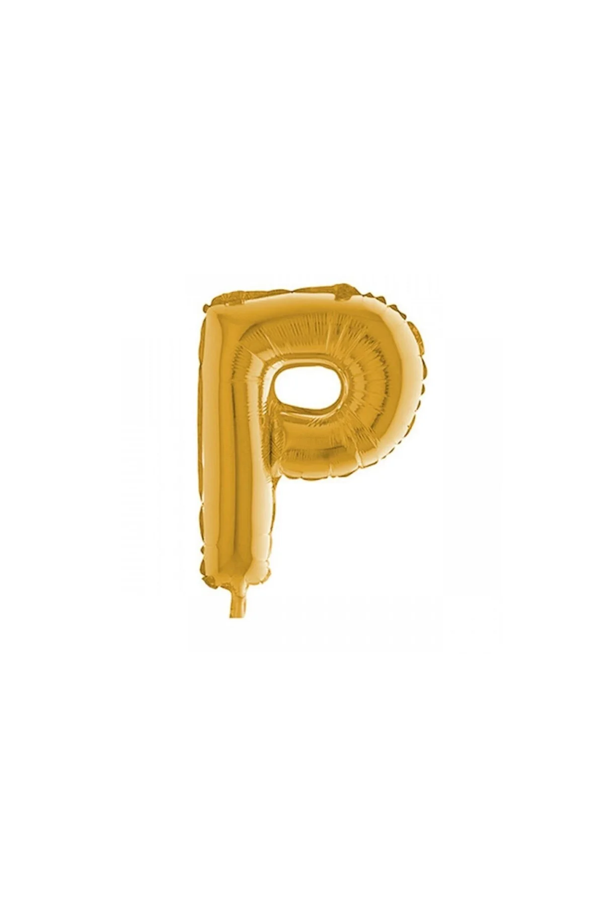 P (gold) Harf Folyo Balon - 90 Cm - Altın Folyo Harf Balon