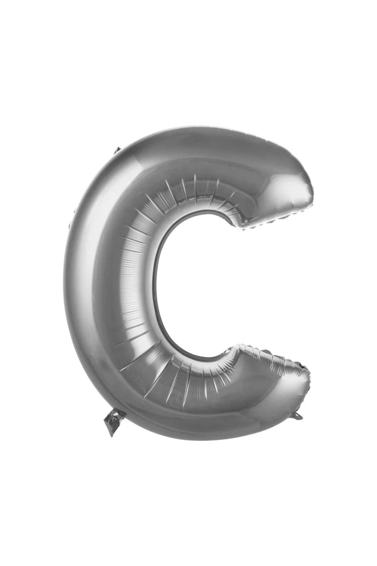 Balon C Harf 76 Cm Gümüş Folyo Balon 34 Inc