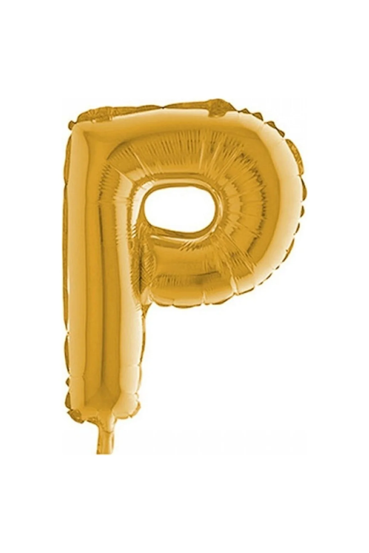 P (gold) Harf Folyo Balon - 90 Cm - Altın Folyo Harf Balon