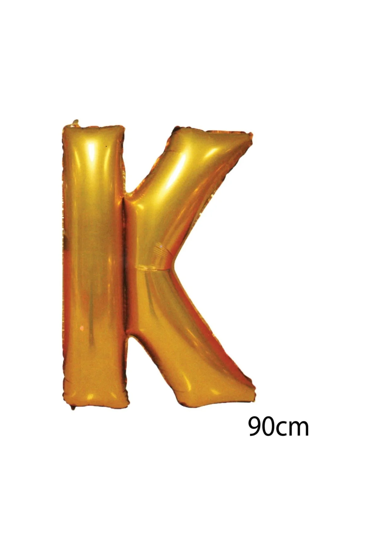 90 Cm K Harfi Folyo Balon Altın