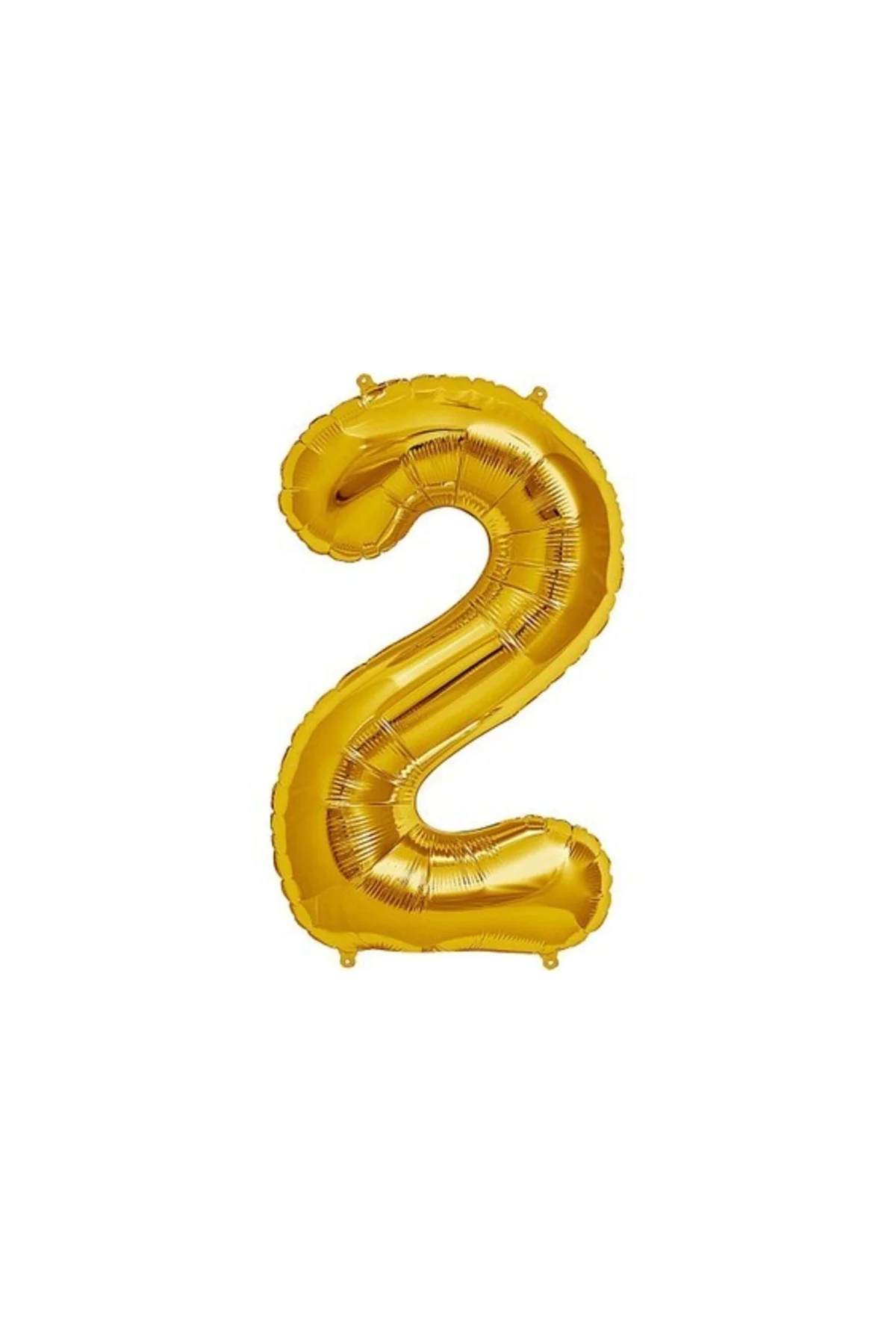 Folyo Balon 2 Rakamı Altın Renk