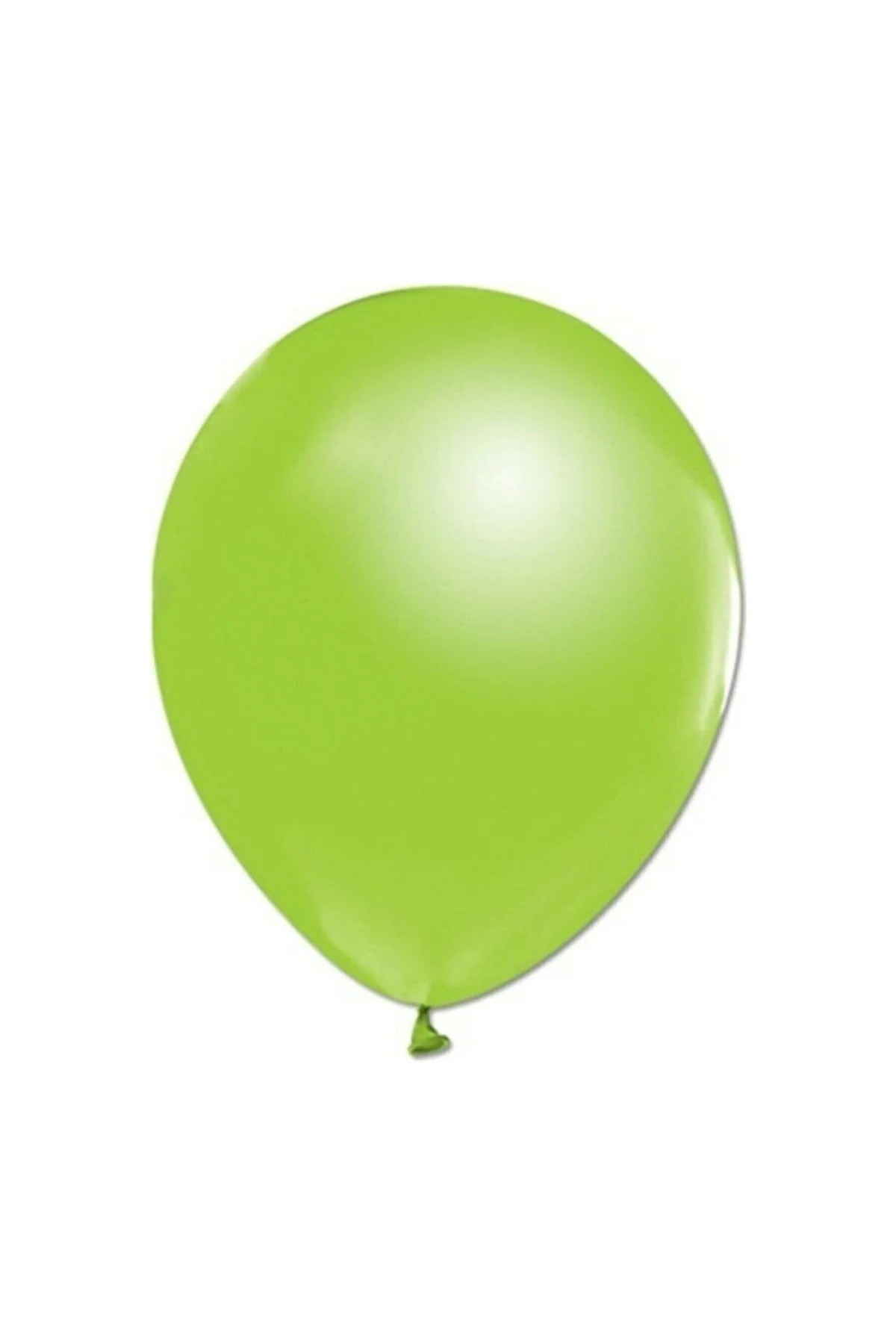Pazariz 12 Inç Metalik Açık Yeşil Balon 10'lu