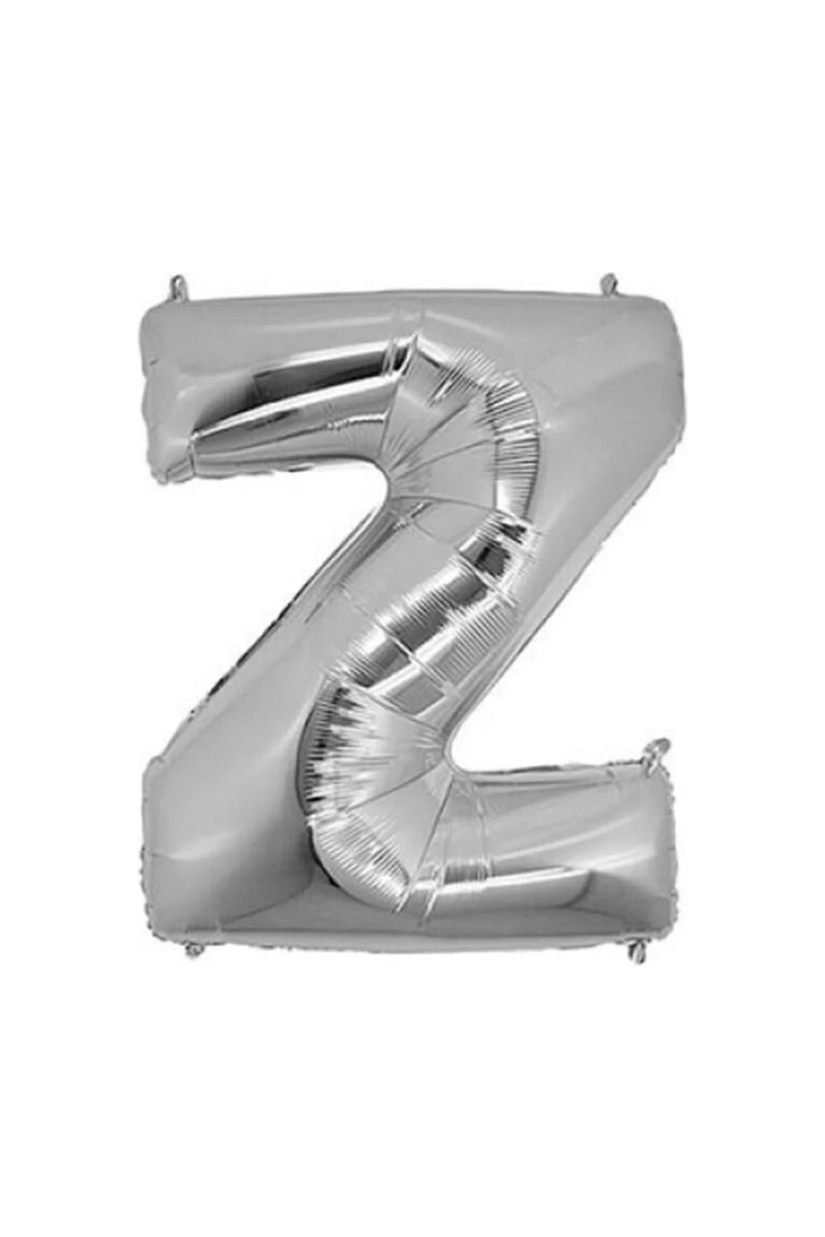 Z (silver) Harf Folyo Balon - 90 Cm - Gümüş Folyo Harf Balon