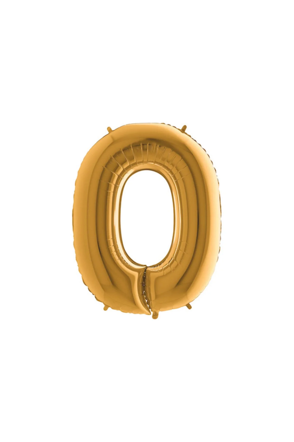 O Harfi Altın (Gold) Rengi Folyo Balon 40 Inc 100 Cm