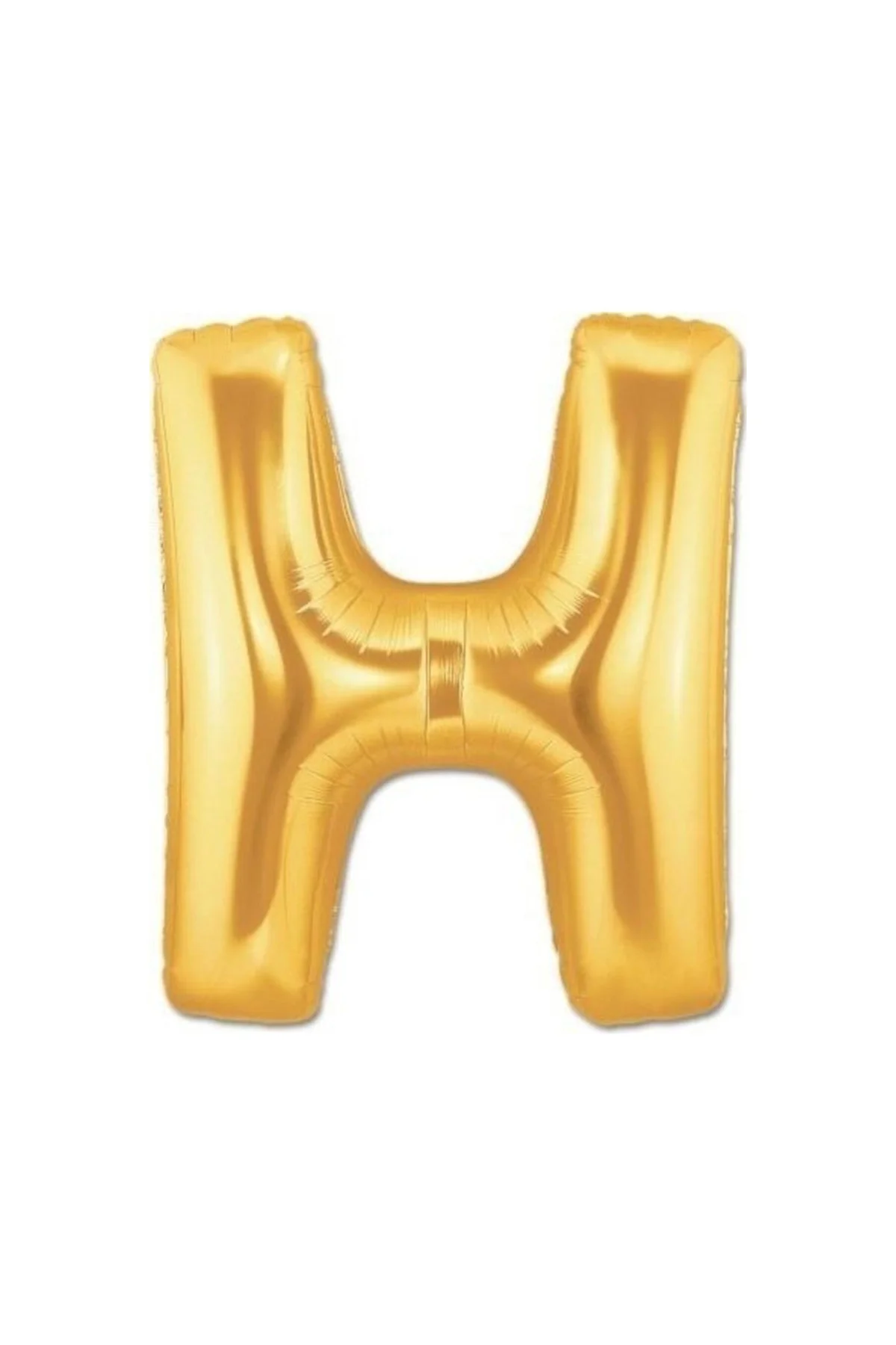 Harf Folyo Balon H Harfi Büyük Boy Balon Altın Sarısı /dore 100cm