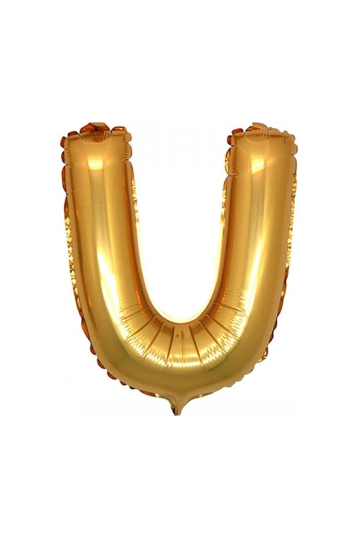 U (gold) Harf Folyo Balon - 90 Cm - Altın Folyo Harf Balon