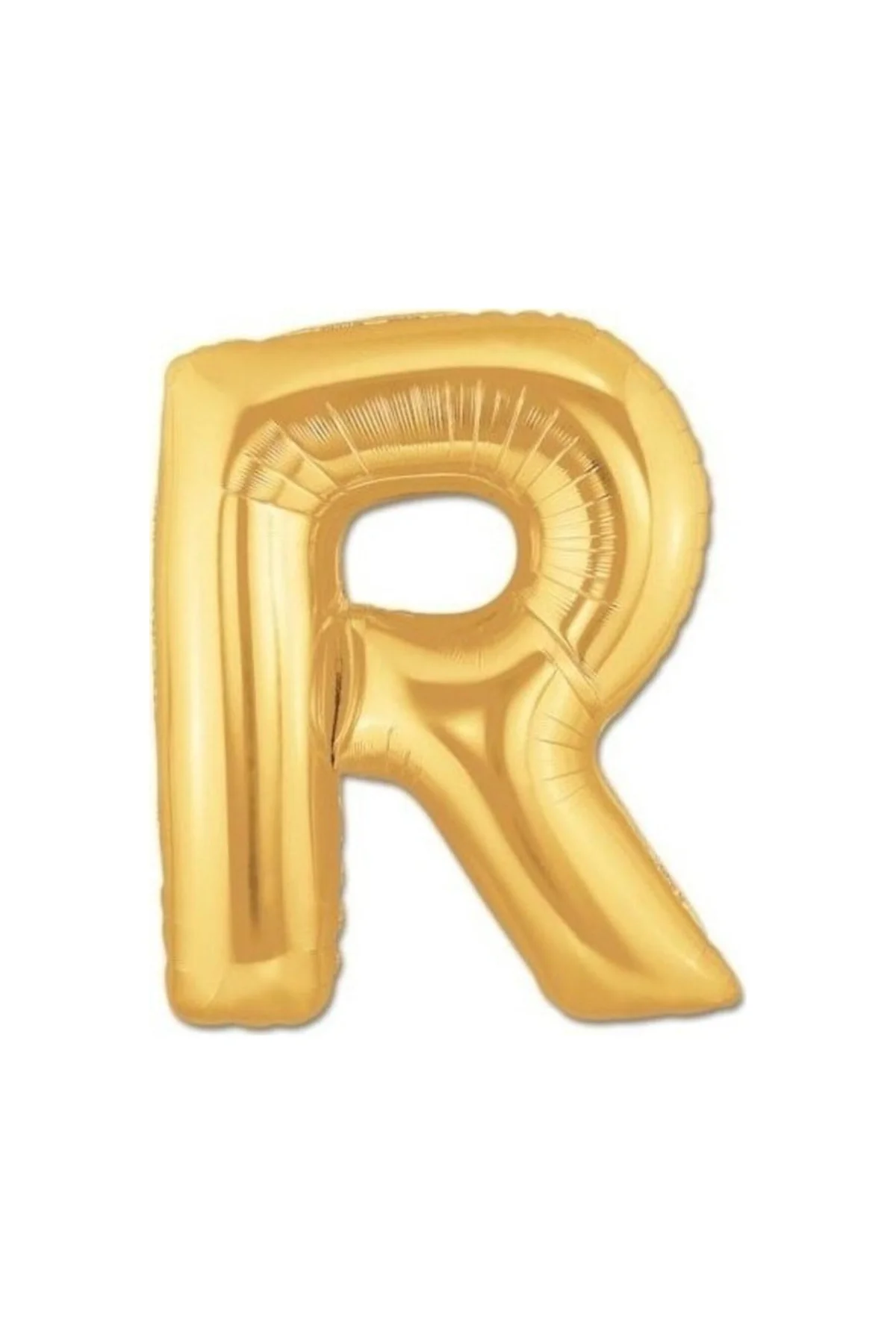 Balon Parti R Harf Gold Folyo Balon 102 Cm
