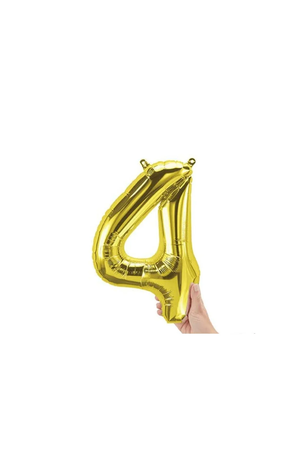 9 Rakam Folyo Gold Renk Balon Küçük 35 cm - PAZARIZ Görsel 3