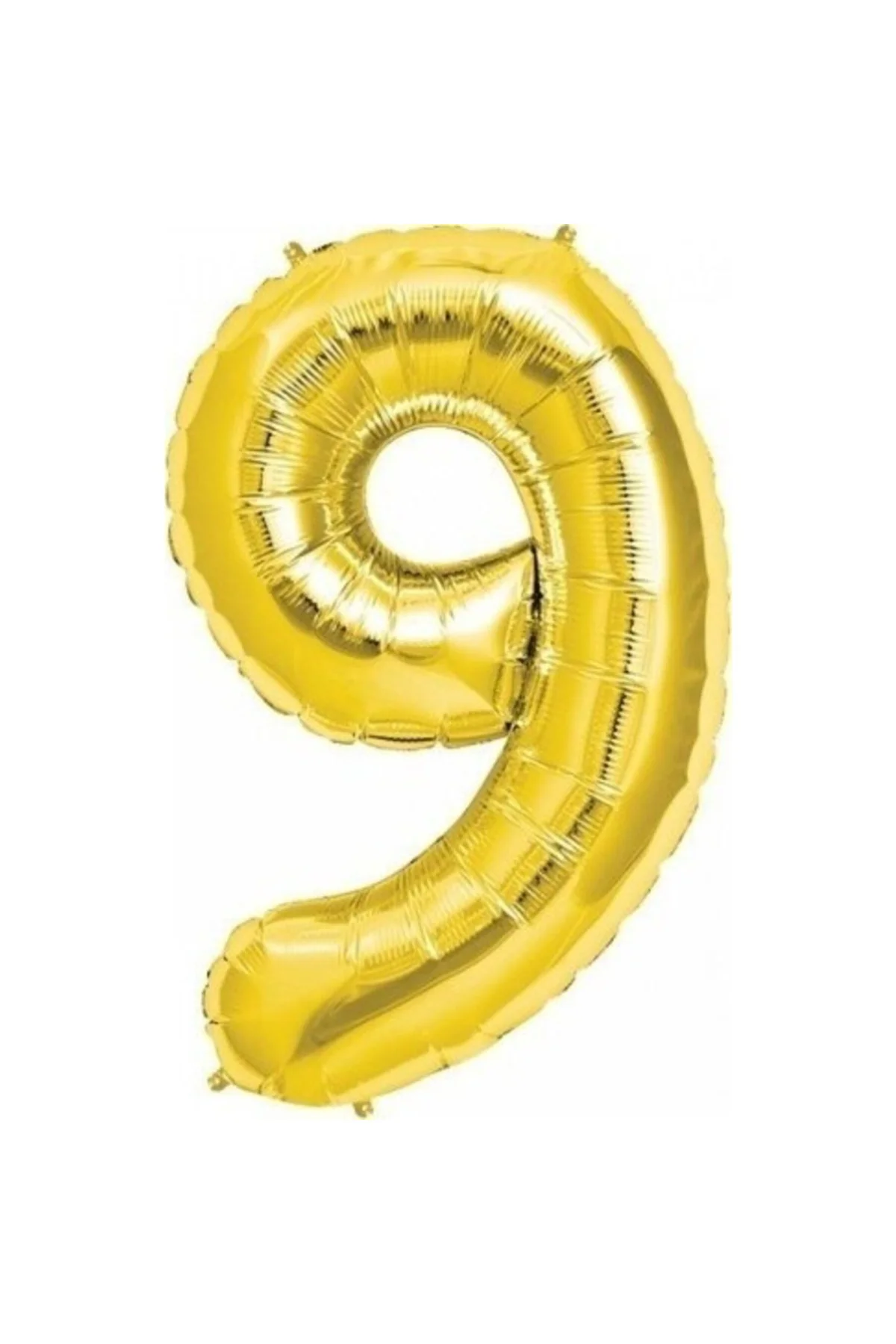 Balon Parti 9 Rakamı Gold Folyo Balon 102 Cm