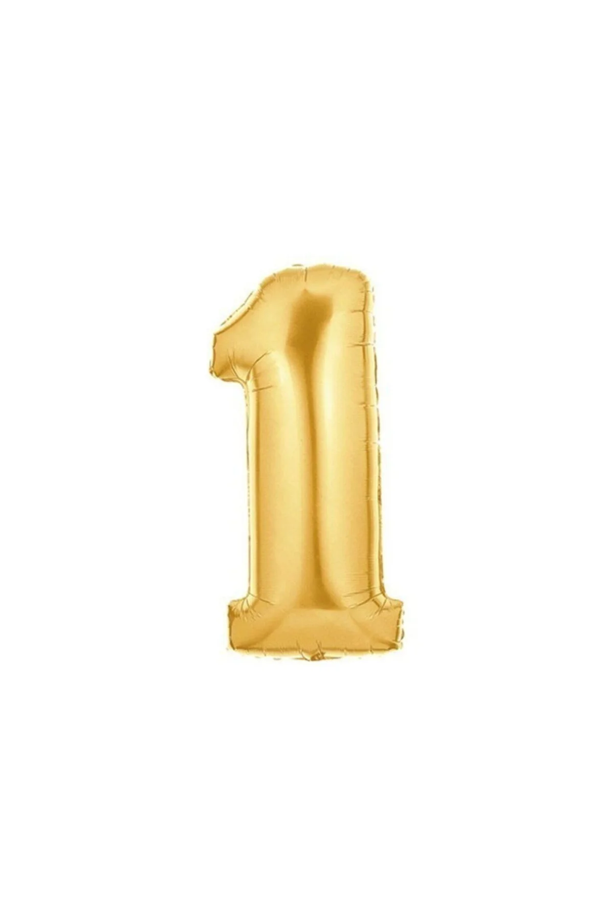 90 Cm Gold Renk Rakamlı Folyo Balon 1 Numara