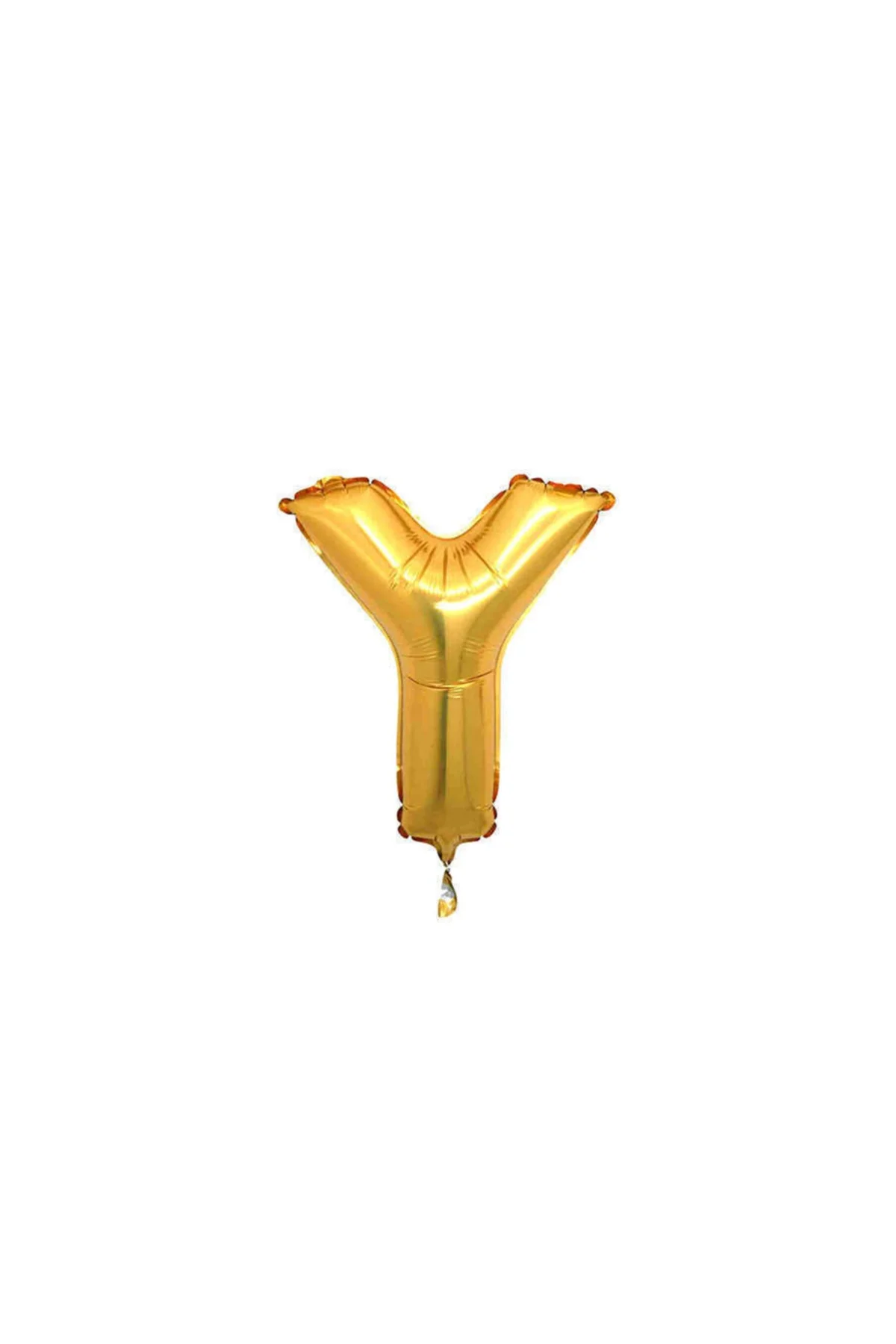 Pazariz 40 Cm Altın Renk Folyo Balon Y Harfi
