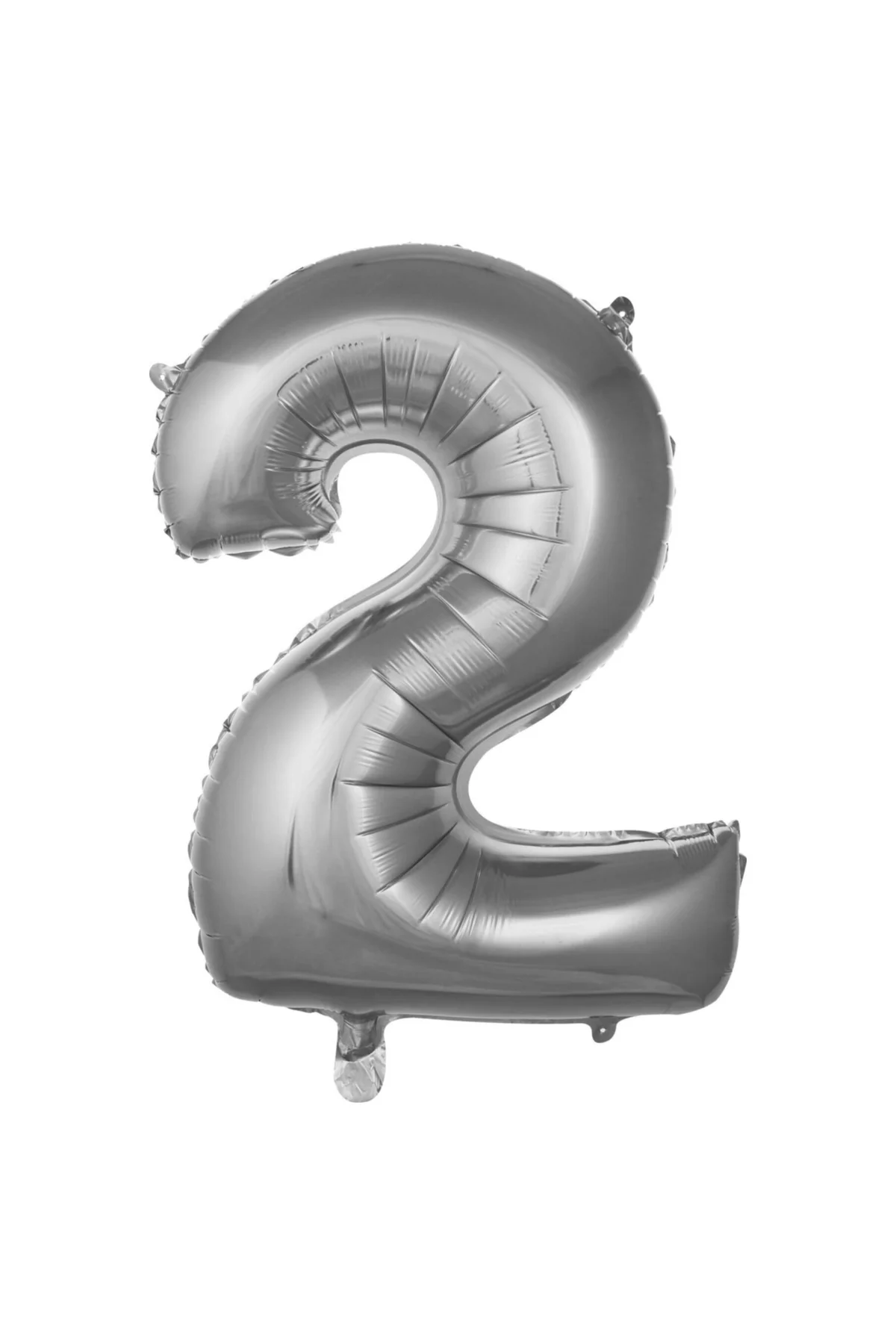 Balon 2 Rakam 76 Cm Gümüş Folyo Balon 34 Inc