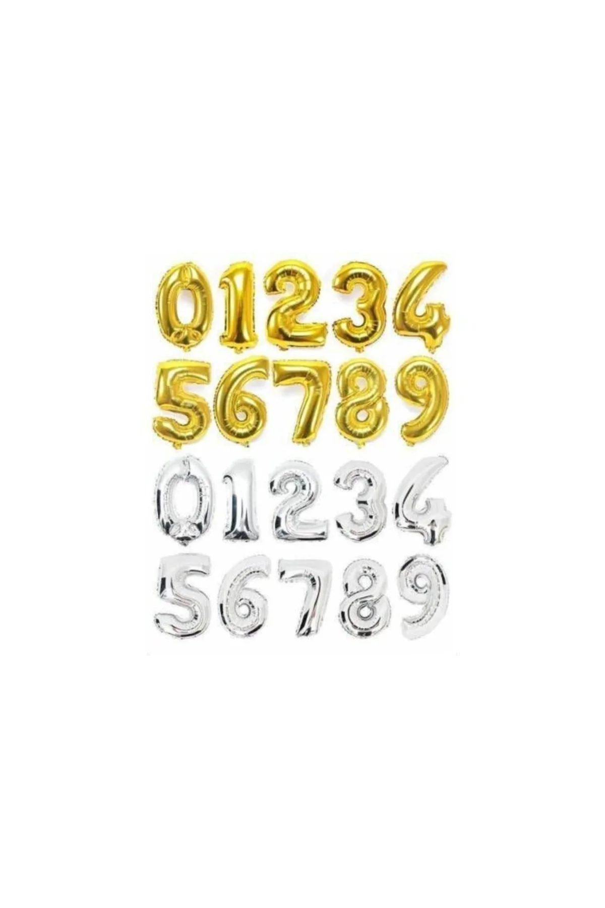 4 Yaş -sayı-rakam Folyo Balon Altın(gold) Renk 100 Cm 40 Inç -dogum Günü -parti-kutlama - PAZARIZ Görsel 2