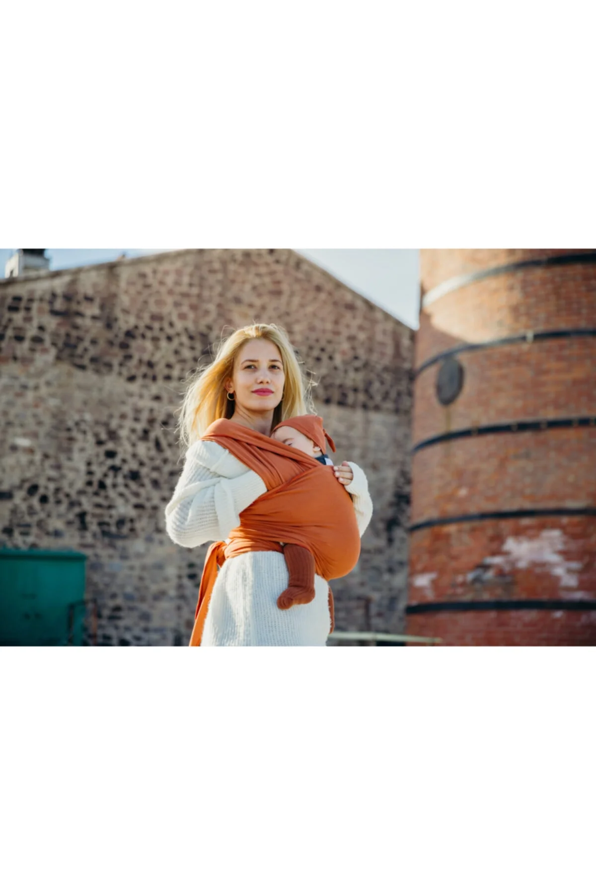 Esnek Wrap Sling - Tarçın - Neko Görsel 6