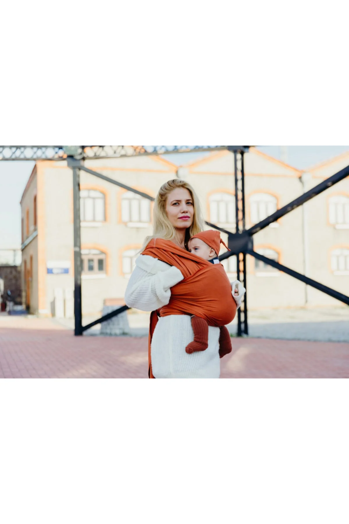 Esnek Wrap Sling - Tarçın - Neko Görsel 7
