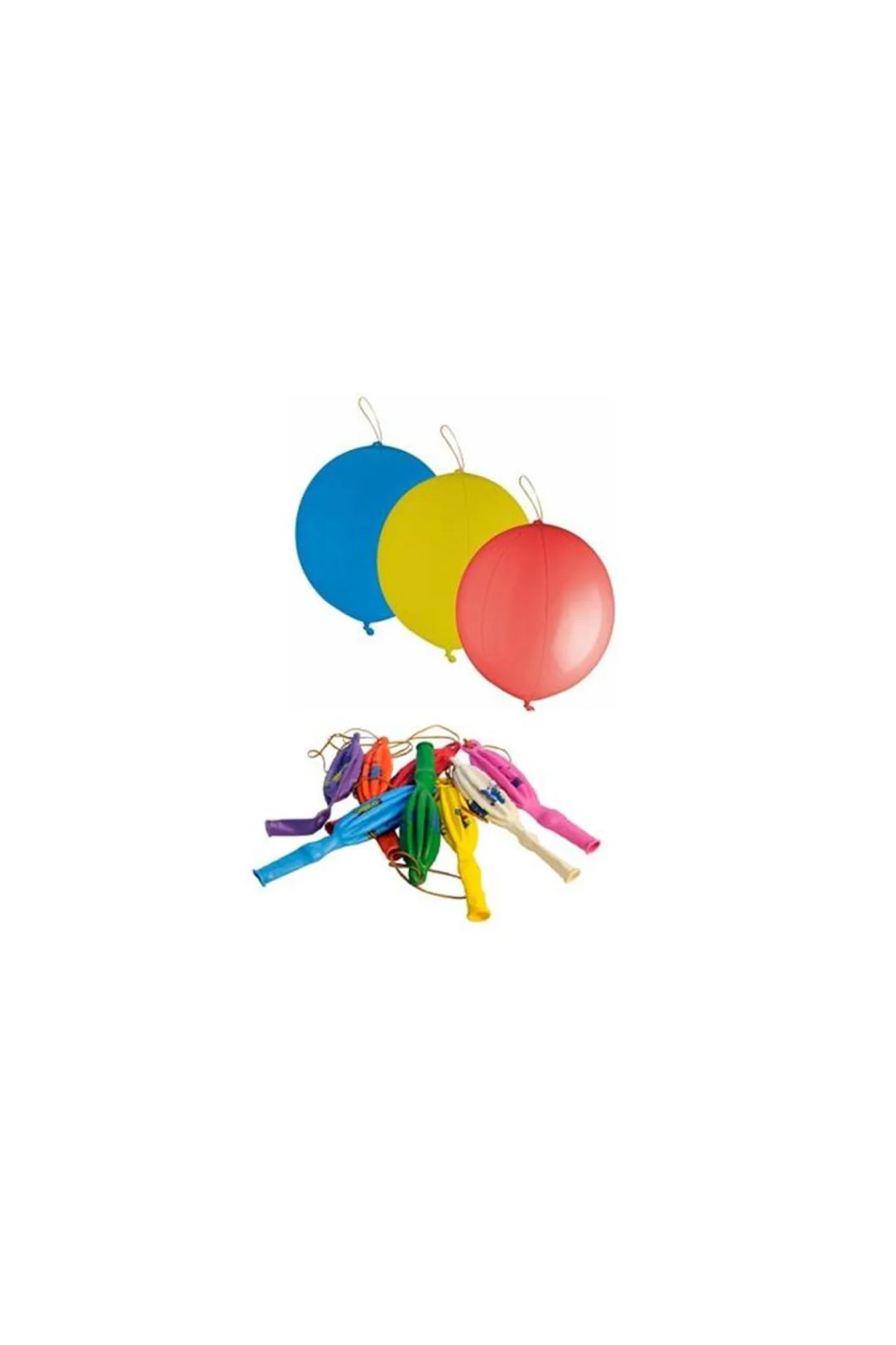 Lastikli Punc Balon - 50 Adet - PAZARIZ Görsel 3