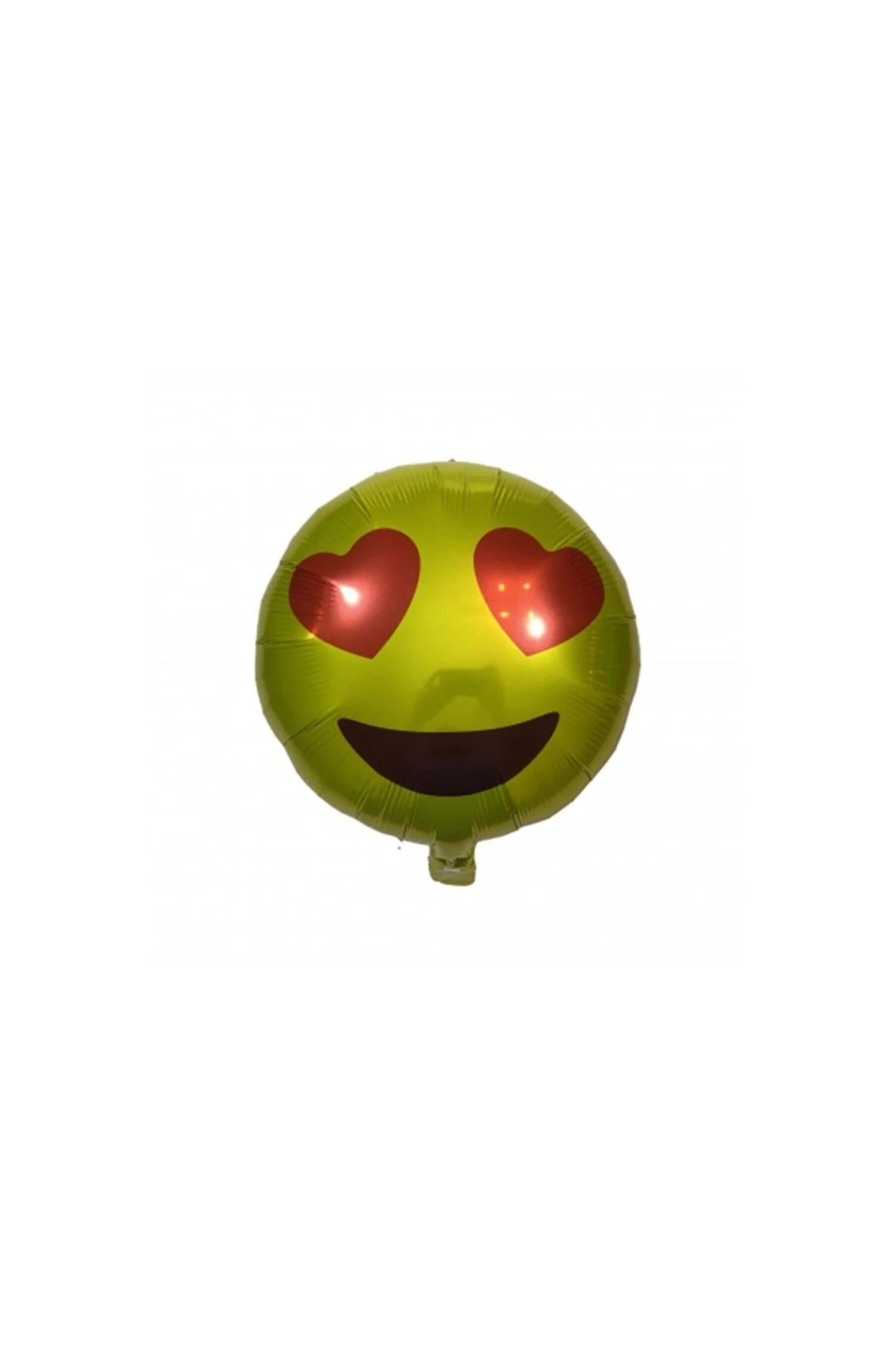 Gözler Kalp Figürlü Folyo - Folyo Balon - Emoji Balon - 18 Inç