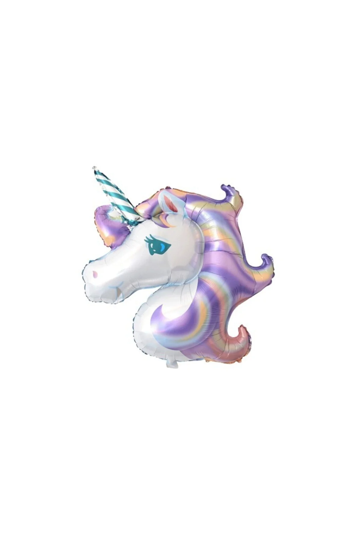 Folyo Balon Unicorn Yeşil Boynuzlu 87 Cm X 105 Cm 1 Adet