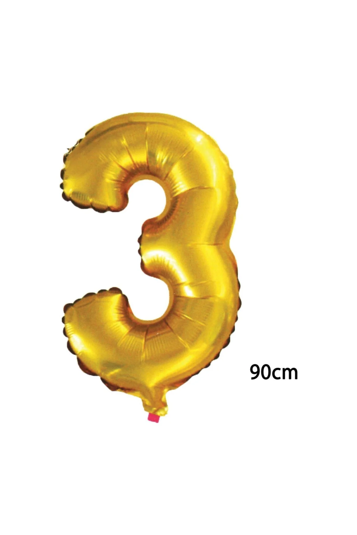 Pazariz 90 Cm 3 Rakamı Folyo Balon Altın