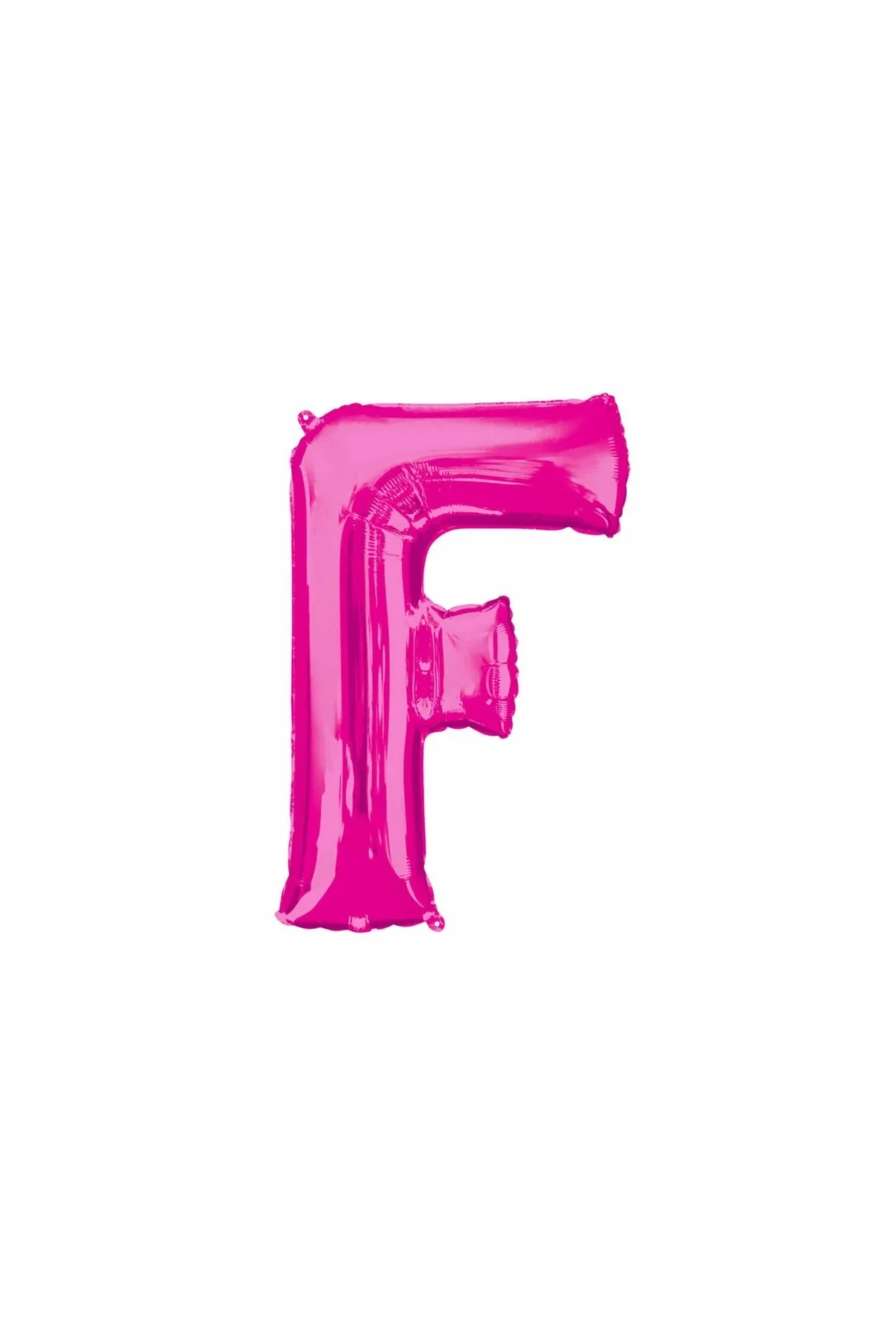 1 Metre Pembe F Harfi Folyo Harf Balon Pembe Folyo Balon F Harf Balon Balonu Pembe Renk