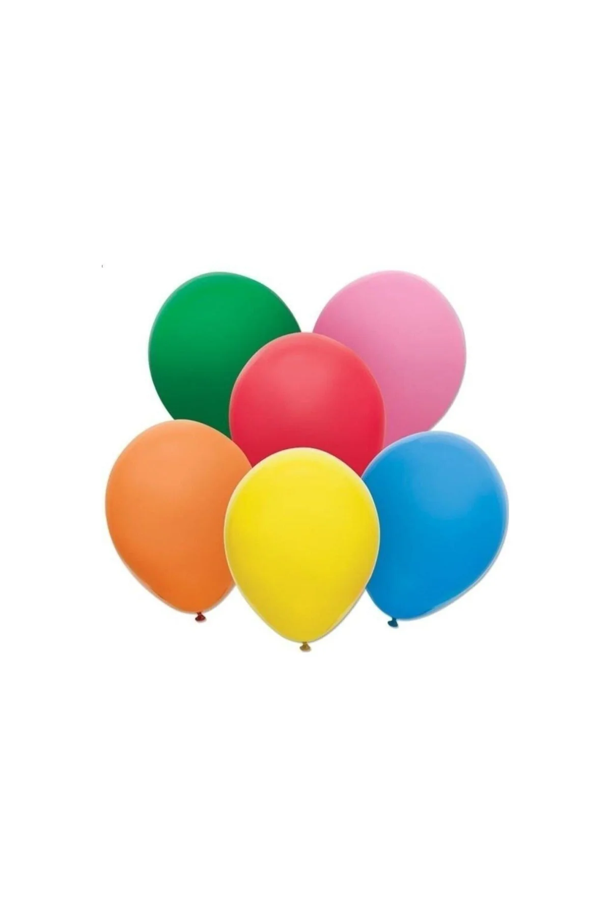 Pastel Renk Karışık Balon 12" Inç - 20 Adet